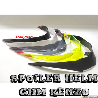 สปอยเลอร์หมวกกันน็อค Ghm KENZO All Series