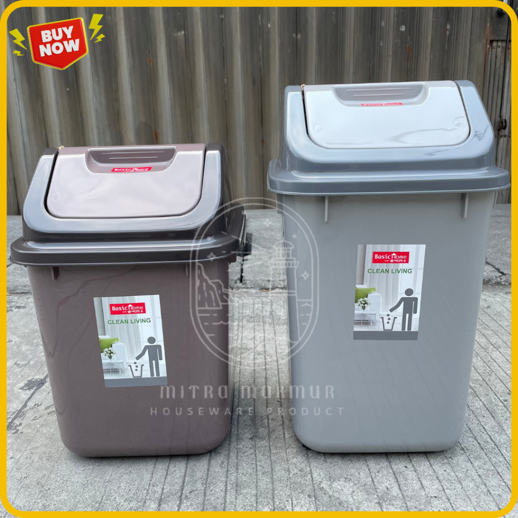 ขาย 12 - 15 ลิตร NITTO SWING BIN BASIC HOME KITCHEN TRASH CAN