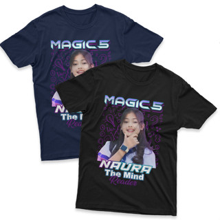 เสื้อยืด พิมพ์ลาย Gazken Kaos Magic 5 Naura The Mind Reader สําหรับผู้ใหญ่