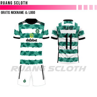 เสื้อกีฬาแขนสั้น ลายทีม Celtic Jersey 2023/2024 ติดตั้งฟรีชื่อและหมายเลขหลัง