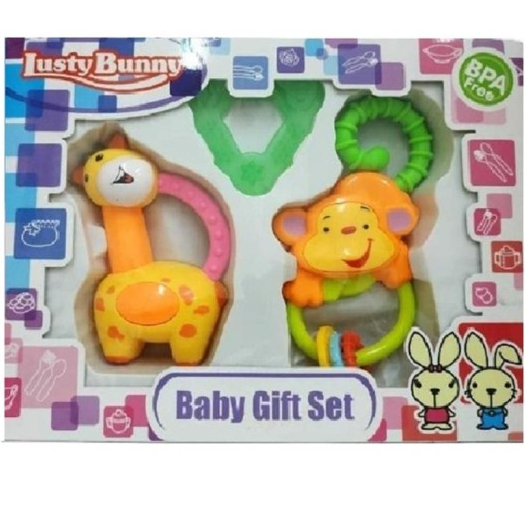 LUSTY BUNNY Baby Gift Set ของเล่นเด็ก แพ็ค 3 ชิ้น - LB 1408
