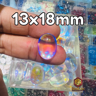 [เฉพาะหิน] หินคาลิมายะ อินเดีย ธรรมดา 13x18 มม.