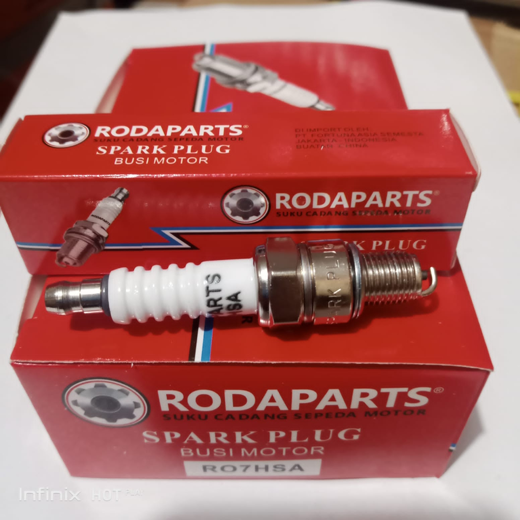 หัวเทียน Rodapart RO7HSA Mio, Grand, Jupiter Z หัวเทียนรถจักรยานยนต์