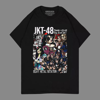 Jkt48 EDITION PUNK HEAVY เสื้อยืด แขนสั้น พิมพ์ลายวงดนตรี DISTRO