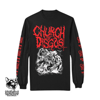 เสื้อแขนยาว DARKPATH - CHURCH OF DISGUST - การเปลี่ยนแปลงการกรอง