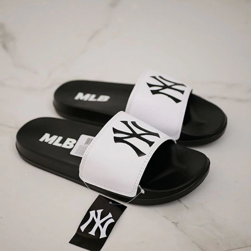 Ny MLB รองเท้าแตะสไลด์ สําหรับผู้หญิง | รองเท้าแตะ สําหรับเด็กผู้ชาย และเด็กผู้หญิง | รองเท้าแตะ | ร