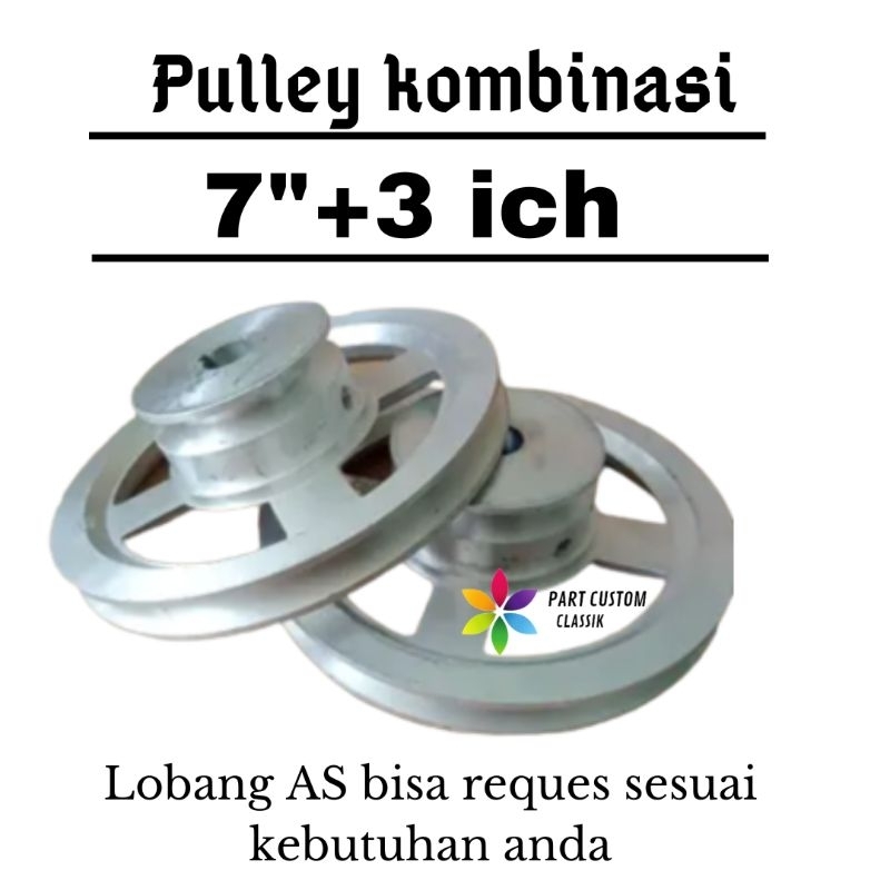 Pulley Pulley Pulley Poli polly COMBINATION 7 นิ้ว และ 3 นิ้ว A1 Line