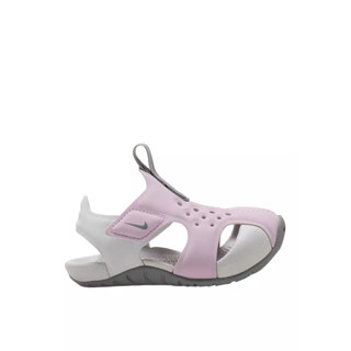 Nike SUNRAY PROTECT II ICE LILAC PARTICLE รองเท้าแตะลําลอง สีเทา ป้องกันฝุ่น สําหรับเด็ก