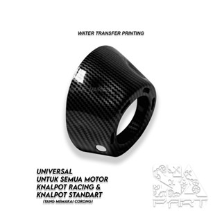 End MUFFLER CUP ท่อไอเสีย STD RACING MATIC UNIVERSAL CARBON