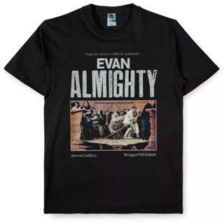 เสื้อยืด พิมพ์ลายฟิล์ม evan almighty