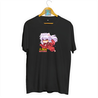 เสื้อยืด พิมพ์ลายอนิเมะ Inuyasha A Feudal Fairy Tale Isekai สําหรับผู้ชาย