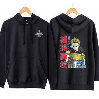 เสื้อแจ็กเก็ต มีฮู้ด ผ้าฝ้าย 100% ลาย infinite MIRIO TOGATA - MY HERO ACADEMIA