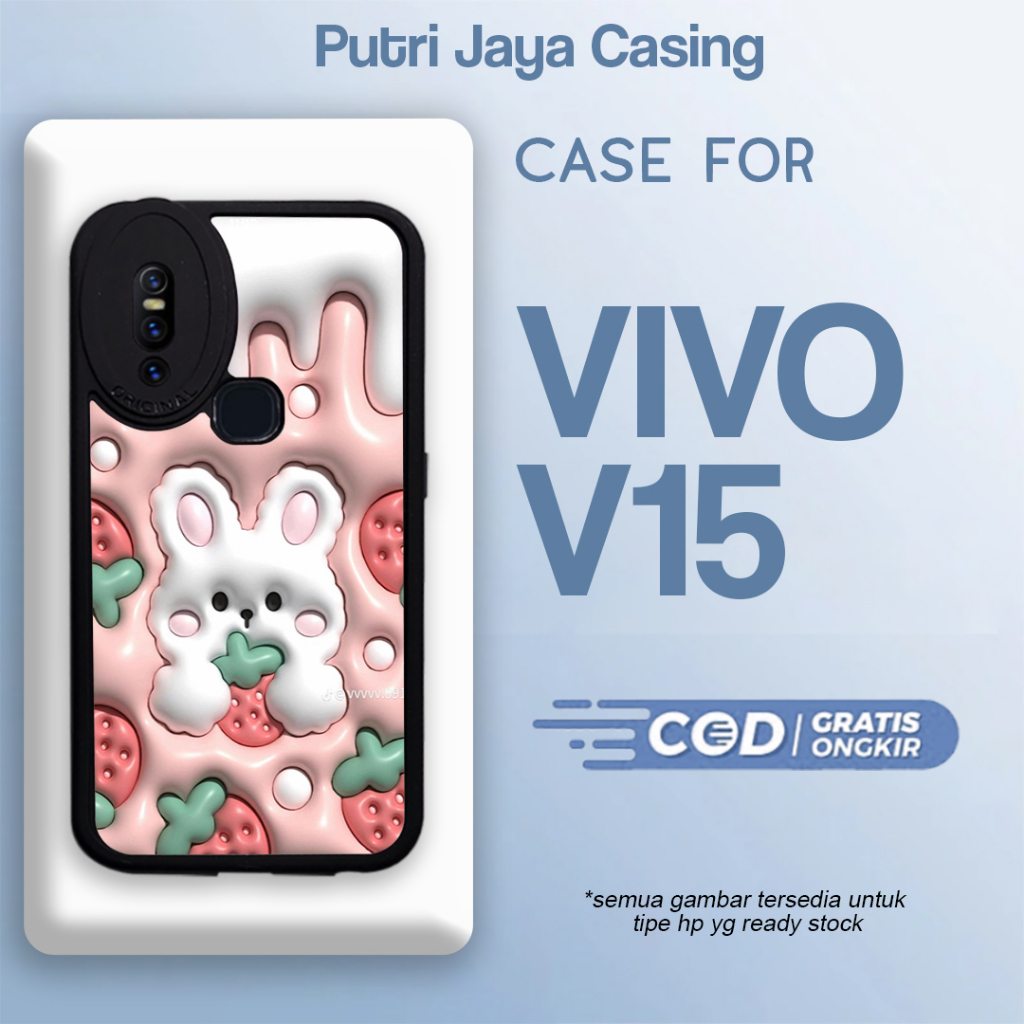 Vivo V15 Aesthe น่ารัก 07 กรณีล่าสุด Hardcase Softcase Glossy Kesing Putri Jaya กรณี