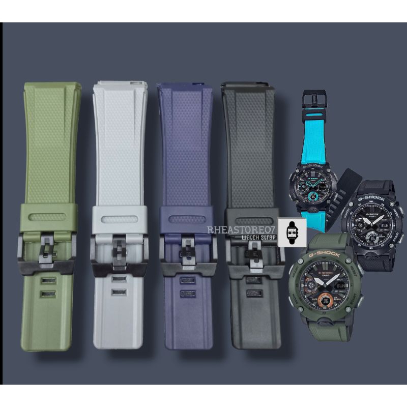 G-Shock GA 2000 นาฬิกา STRAP RUBBER CASIO G SHOCK GA-2000 PRG-600 PRG650 PRW 6600 ยาง