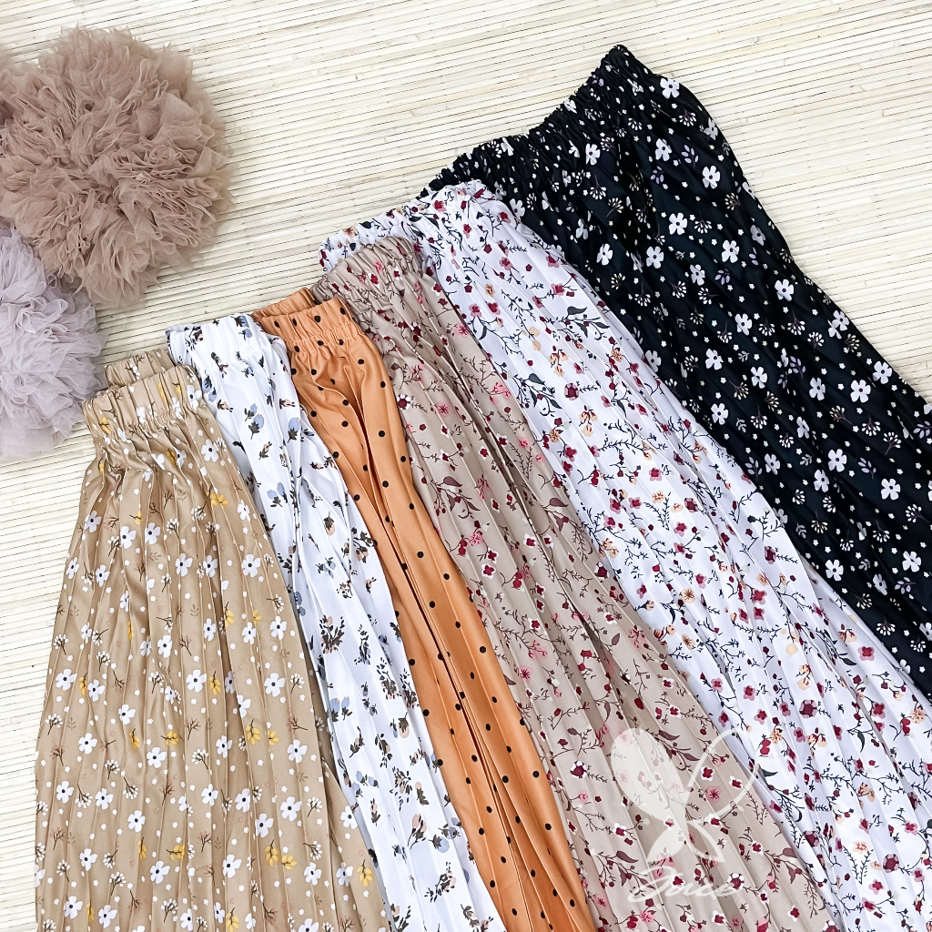 JACE PLISKET SKIRT MOTIF กระโปรง Motif กระโปรง Mayung Hyget Jumbo