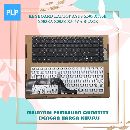 คีย์บอร์ด Asus X505 X505B X505BA X505Z X505ZA - สีดํา