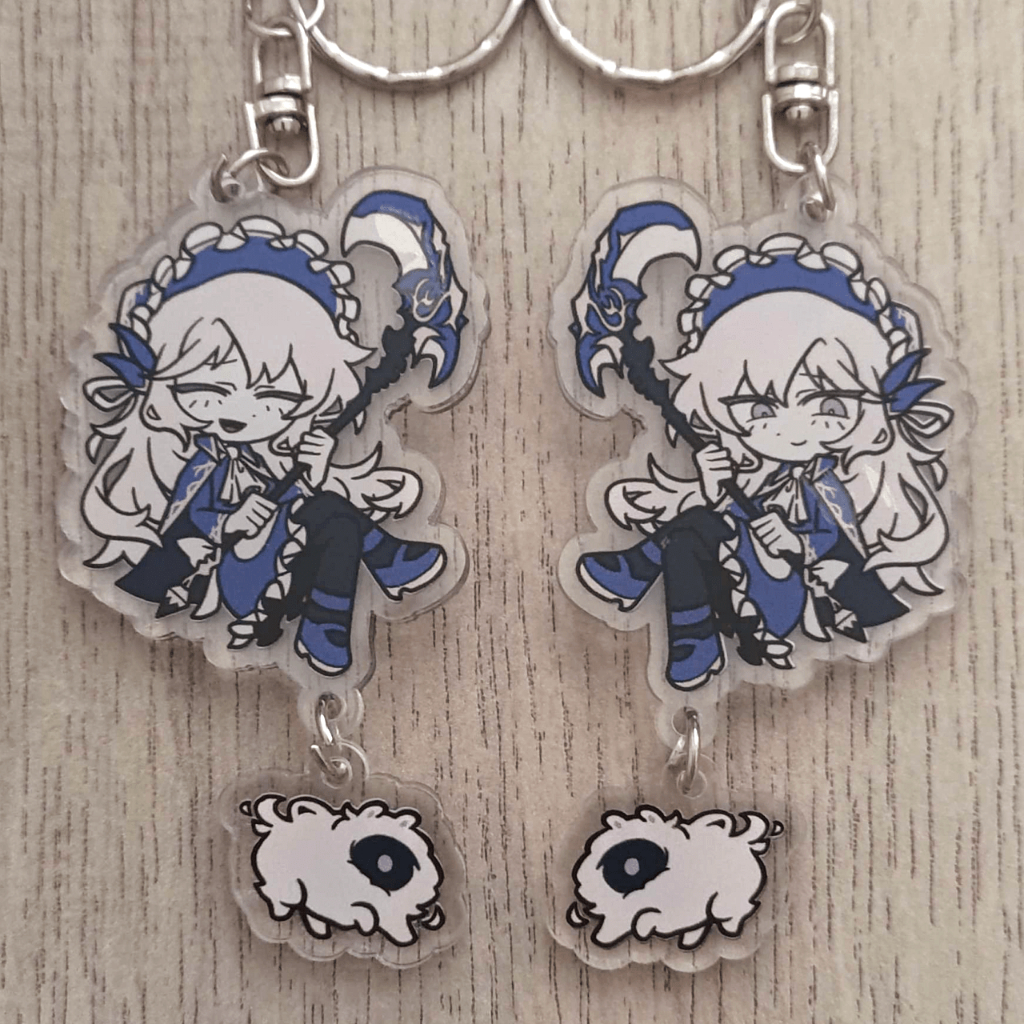 Library of Ruina Argalia Keychain Fanart โดย Tofuaru