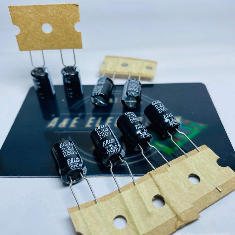 ELCO ตัวเก็บประจุ 2.2uf 250v / 2.2 uf 250v / 2.2uf/250v Elko 2.2uF 250V ม้วน