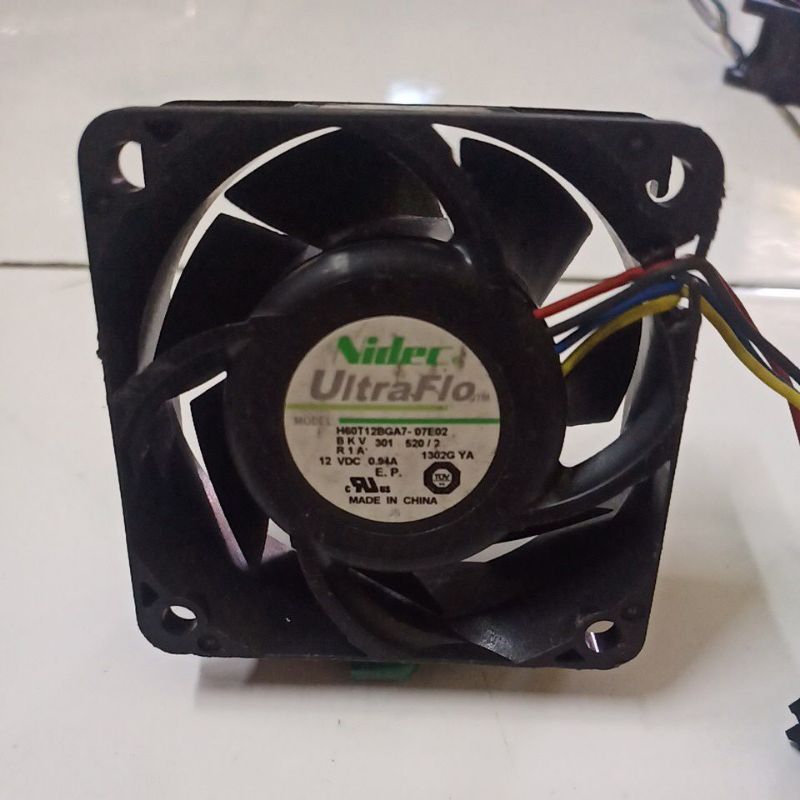 NIDEC H60T12BG /12volt 0.94amper พัดลม 6x6x2.5cm