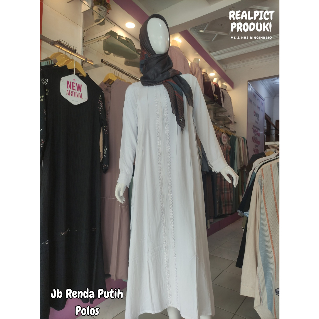 Putih CITRA MIX REANDA WHITE GAMIS / WHITE GAMIS / CITRA BRAND WHITE GAMIS / CITRA WHITE GAMIS