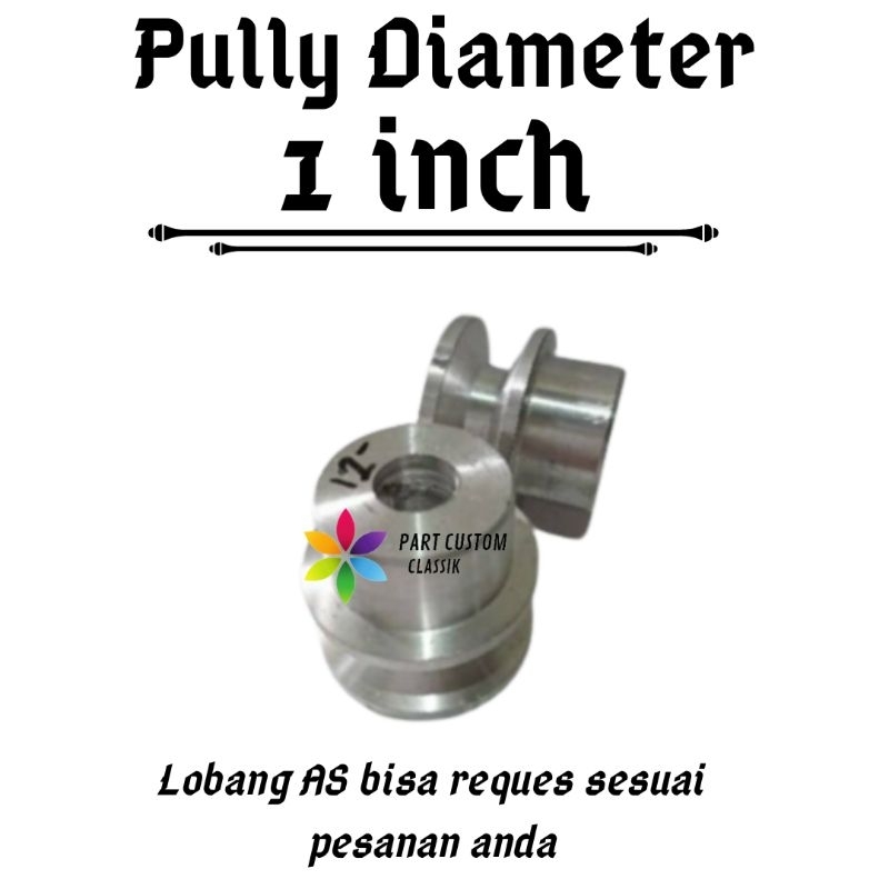Pulley Pulley Pulley Poli polly Aluminium Dynamo 1 INCH