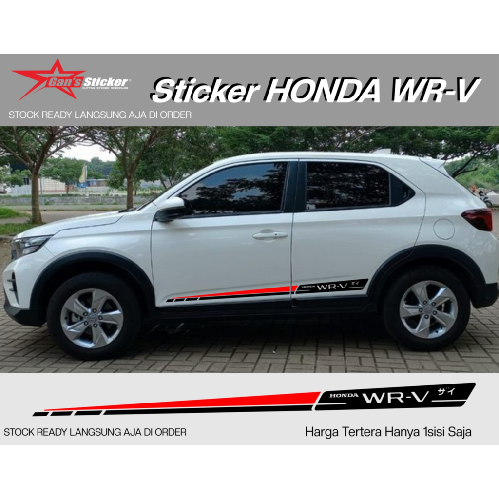 สติ๊กเกอร์ honda wrv ปี 2023 อุปกรณ์เสริม honda wrv