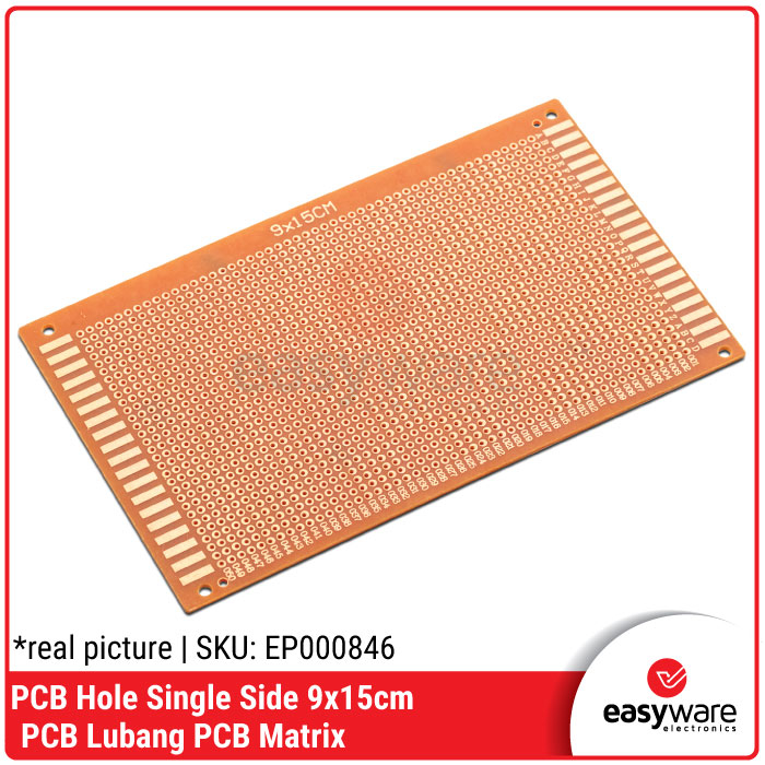 PCB เดี่ยวด้านข้าง 9x15 ซม. PCB MATRIX 9x15 PCB HOLE 9x15 ซม.