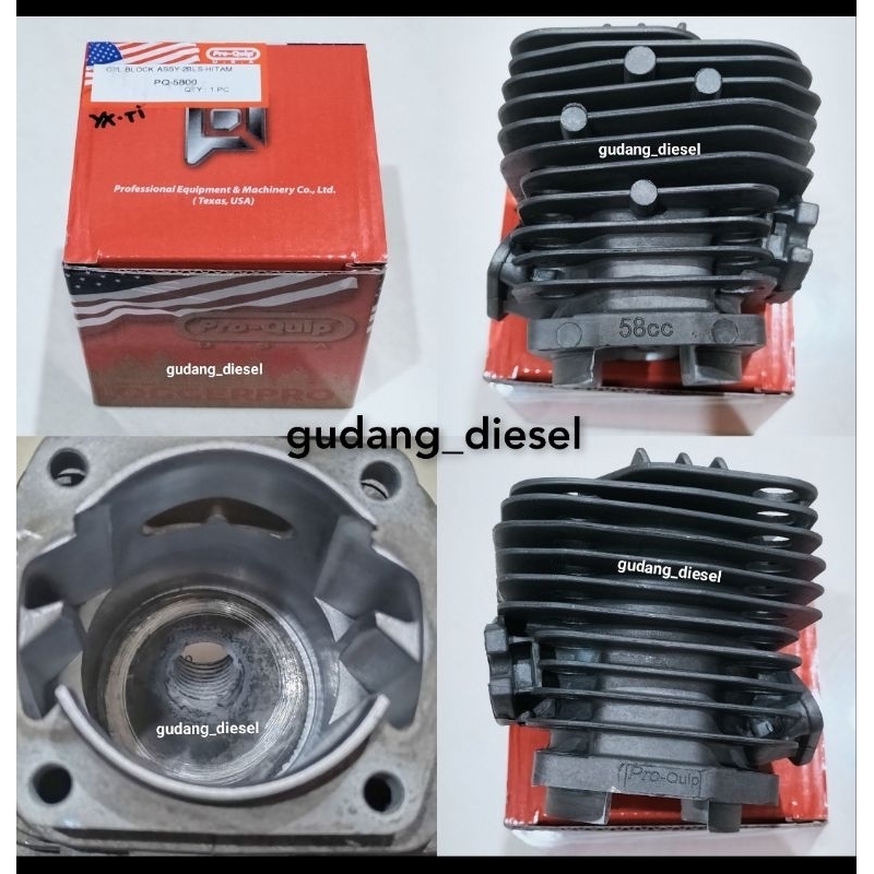 เสื้อสูบ Chainsaw 5800 Turbo/ Complete Block Senso Small Pro-Quip (45.2mm) Turbo Pro Quip