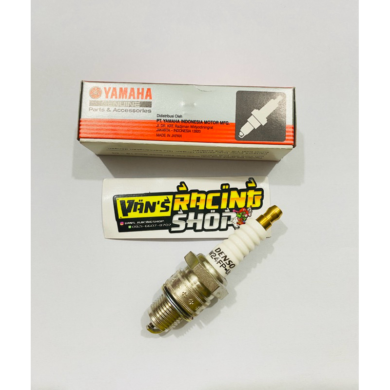 Denso W24FP-US RX King F1ZR FIZR F1 Force 1 ZR Vespa 2T หัวเทียนสั้น 94700-00820 Original Yamaha