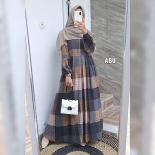 Dress Kondangan rayon premium | Gamis Rayon Daily style Adem jatuh Jumbo M-XXXL