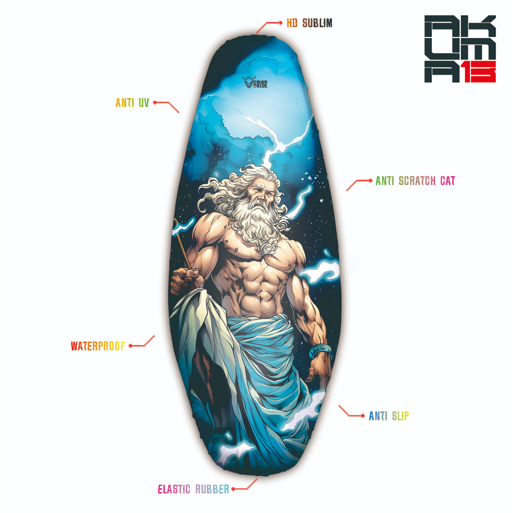 ผ้าหุ้มเบาะมอเตอร์ไซค์ - Akuma Seat Cover - Akuma Zeus