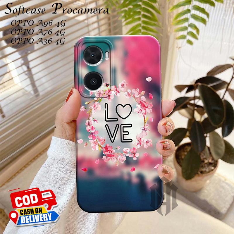 SOFTCASE PRO CAMERA OPPO A36/A76/A96 4G REALME 9i - PRO CAMERA - COOL CASE - SOFTCASE - OPPO SILICON