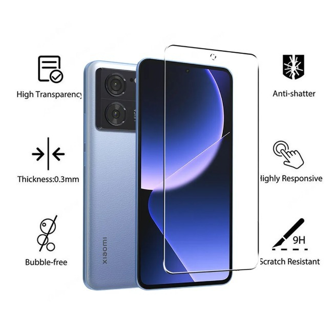 Cafele กระจกนิรภัย Clear HD - Xiaomi 15T / Xiaomi 15T Pro / Xiaomi 14T / Xiaomi 14T Pro / Xiaomi 13T
