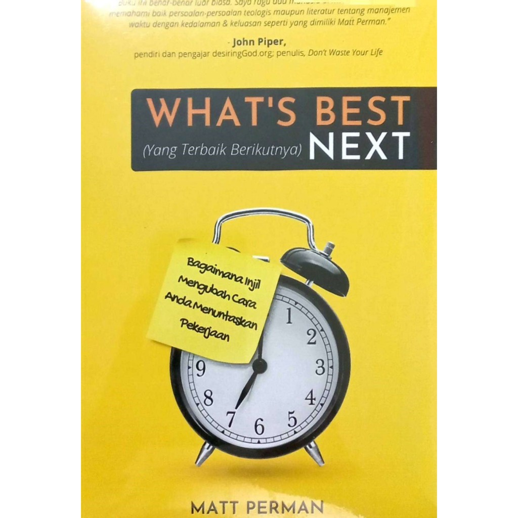 Whats Best Next (The Next Best) - Matt Perman