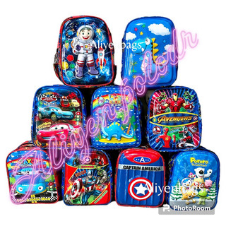 Tas ransel paud Tayo/ Dino/ Mcqueen/ Capt america/ civil war/ Avengers