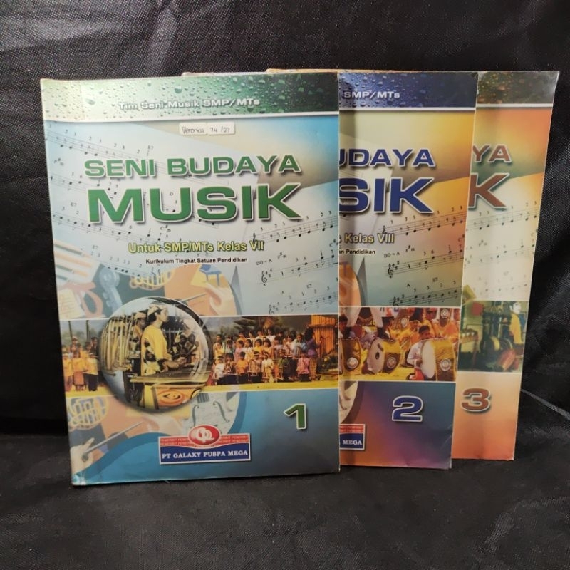 หนังสือศิลปะและวัฒนธรรมดนตรีสําหรับชั้นประถมศึกษาปีที่ 7, 8, 9, VII, VIII, IX, SMP, Music Art Team f