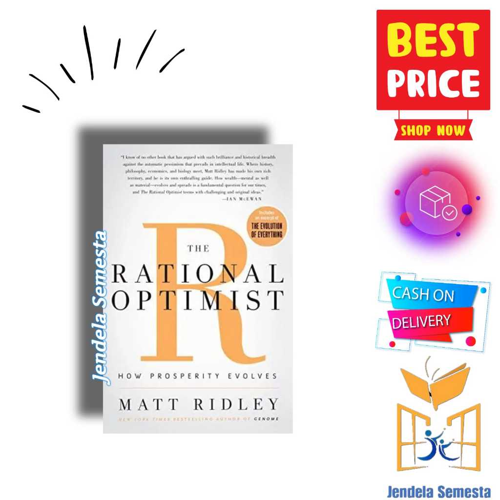 [Hard Cover] The Rational Optimist โดย Matt Ridley - เวอร์ชั่นภาษาอังกฤษ