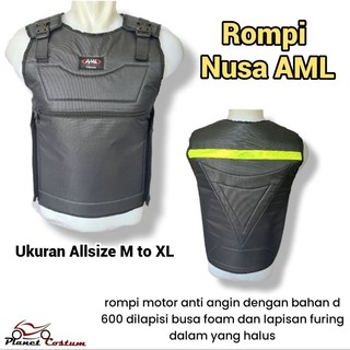 PCRM30 rompi dada motor terbaru New AML ukuran Allsize muat M sampai XL