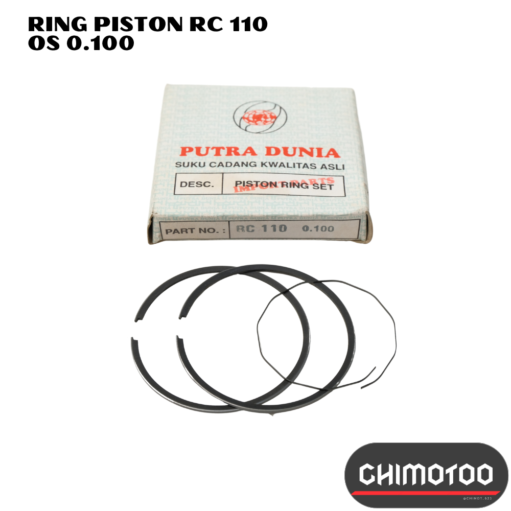 แหวนลูกสูบ Suzuki Rc110 Rc 110 Os 0.100