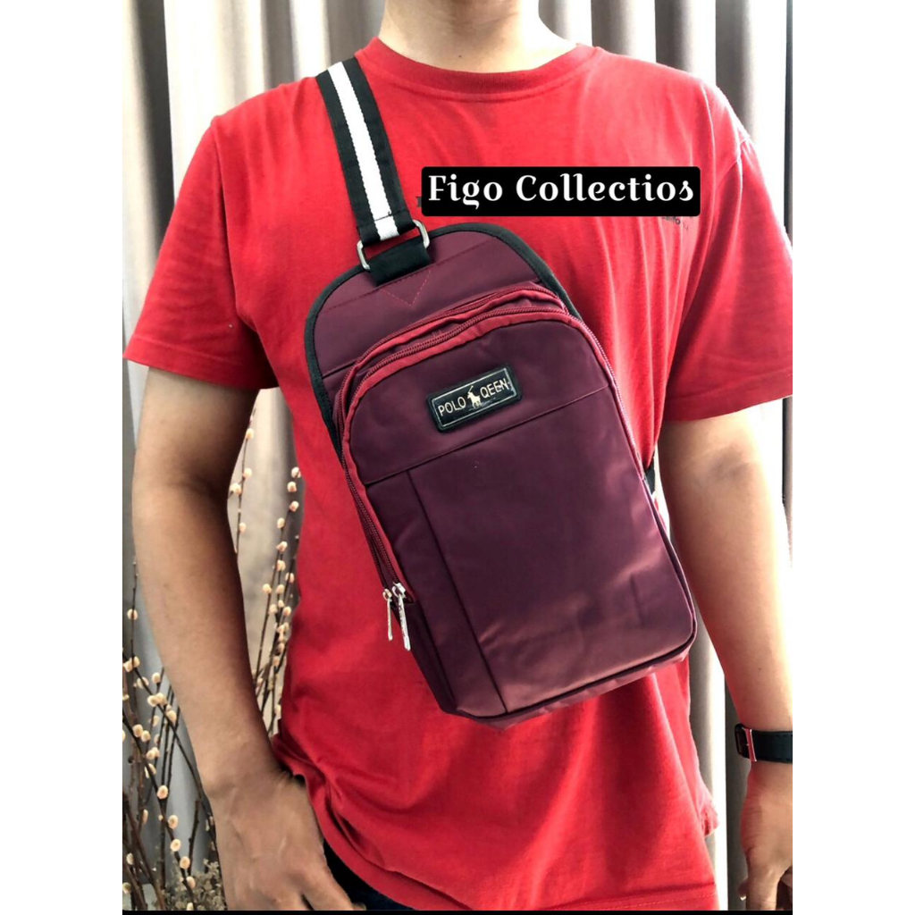 POLO Qeen Sling bag/ Polo qeen Sling bag ทําจาก POLYESTER