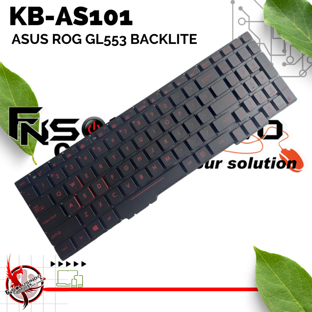 Asus ROG Strix GL553 GL553V GL553VD GL553VE BackLight FX553 FX553vd FX753v GL553 GL553v GL553v GL553