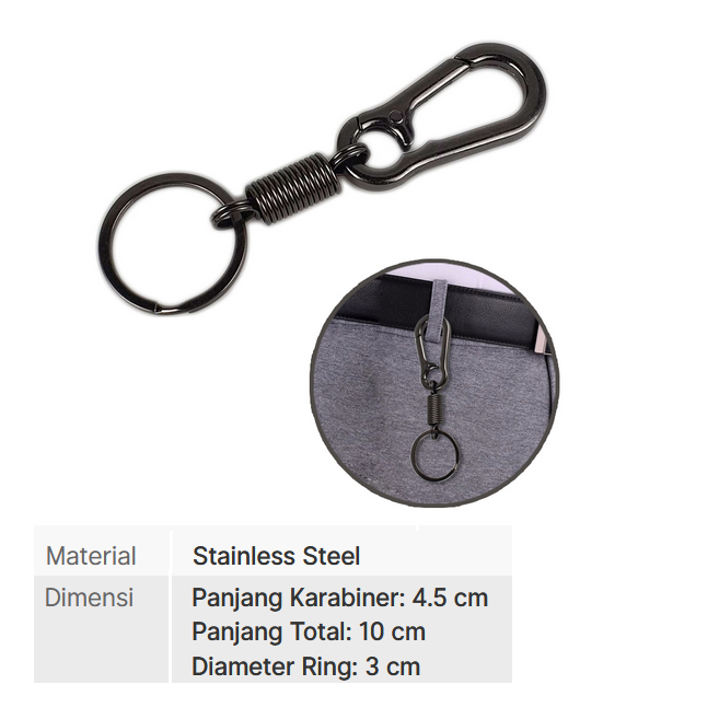 Mini Carabiner Carabiner Strap Hook Outdoor Safety Stainless