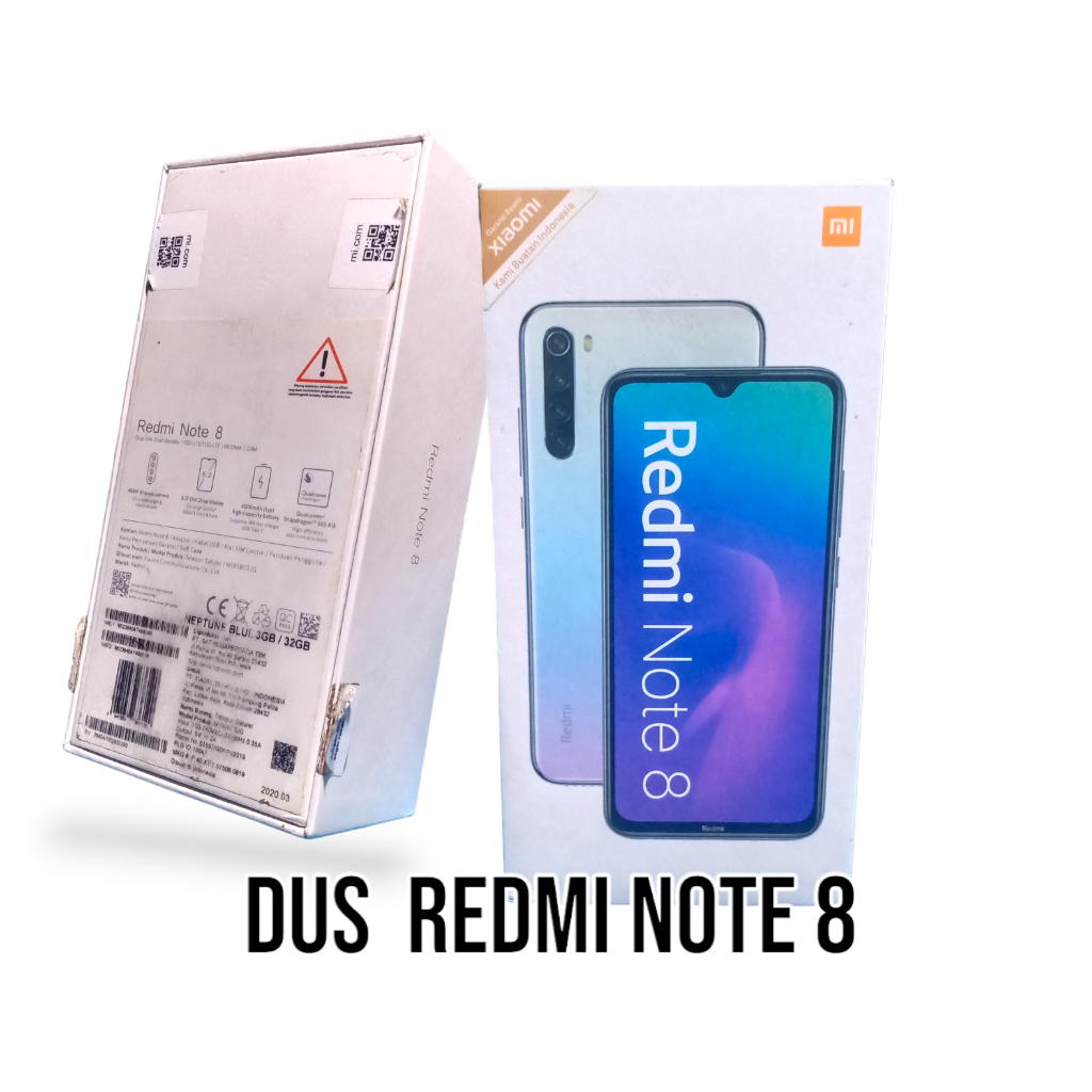กล่อง REDMI NOTE 8 HP มือสอง ของแท้
