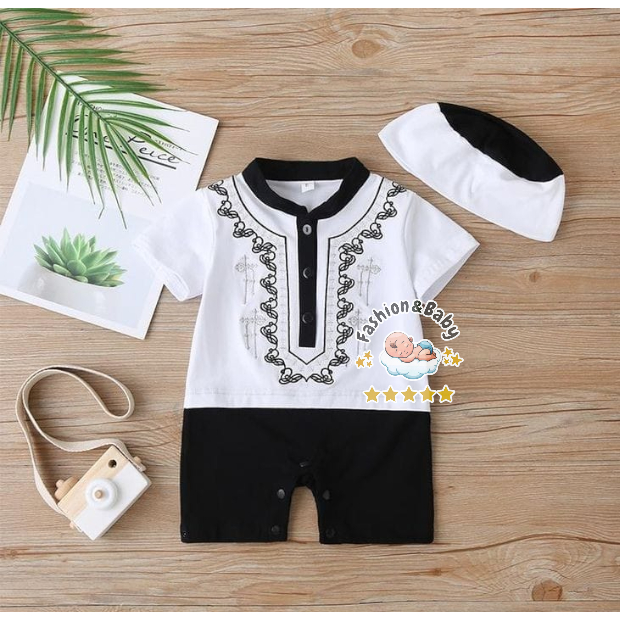 KATUN ปัก Koko Romper / เสื้อ Baby Koko / วัสดุผ้าฝ้ายนุ่ม (SNI)