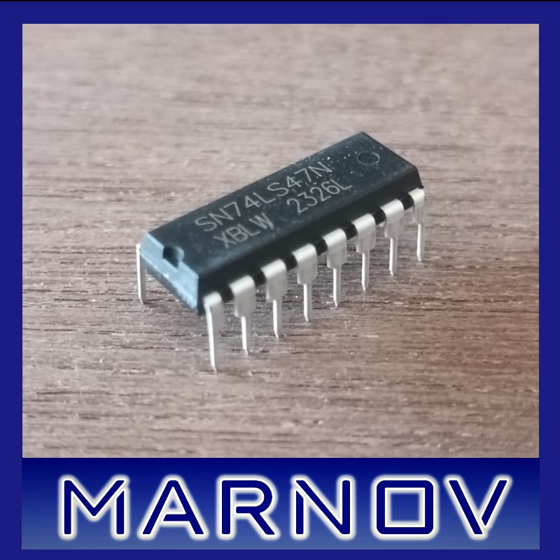 IC BCD ถึง 7 ส่วน 7447 SN74LS47 CA Anode ทั่วไป