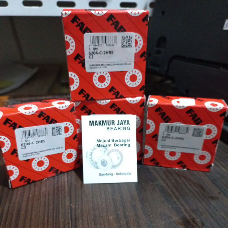 BEARING 6204 2HRS C3 / 6204 RS C3 FAG