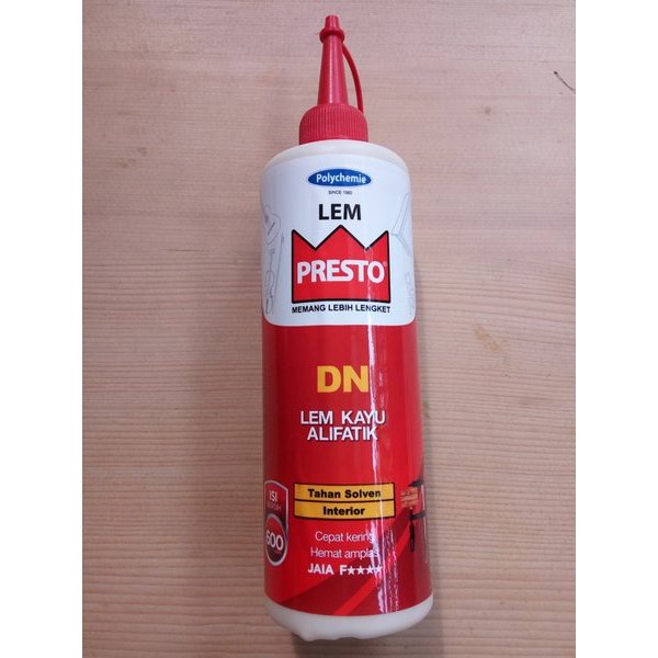 PRESTO Aliphatic Wood Glue HPL Wood Glue Multiplex Ceramic Veneer Paper 600gr 600 กรัม