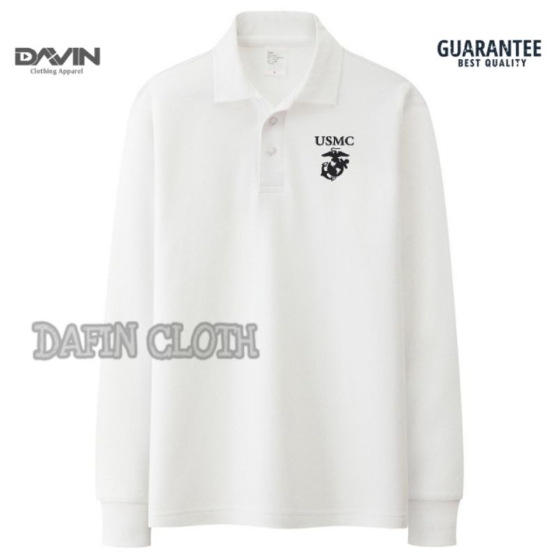 เสื้อโปโลแขนสั้นผู้ชาย USMC Marines