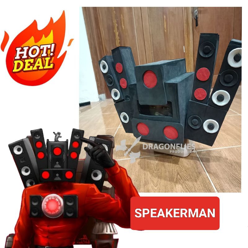 Speakerman Titan Skibidi Toilet Mask