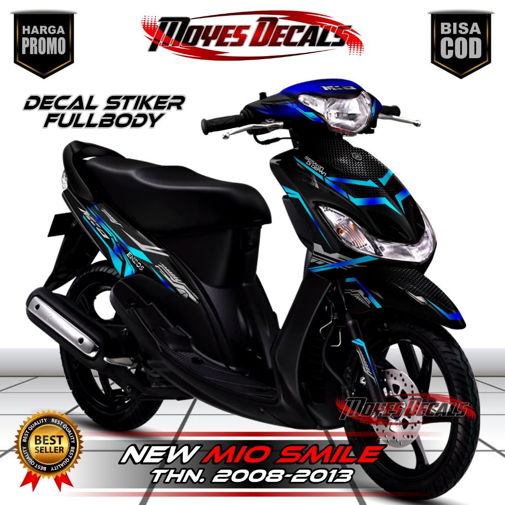 COOL Decal Mio Smile Fullbody Variation Sticker Yamaha Mio Smile Design Matrix Motif